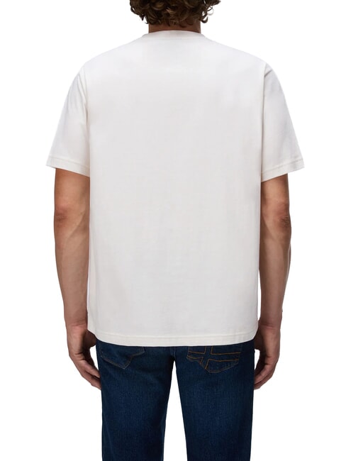 S-BOX LOGO SS 1 T-shirt en coton murmure blanc - T-shirt