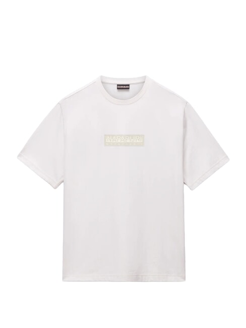 S-BOX LOGO SS 1 T-shirt en coton murmure blanc - T-shirt