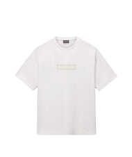 NAPAPIJRI S-BOX LOGO SS 1 T-shirt en coton murmure blanc - T-shirt - 3