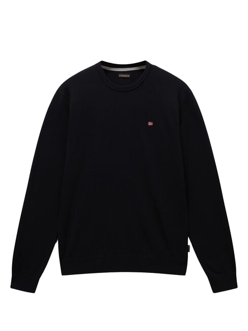 DROZ pull &agrave; col rond noir 041 - Pulls pour hommes