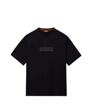 NAPAPIJRI S-BOX LOGO SS 1 T-shirt en coton beaut&eacute; noire - T-shirt - 3