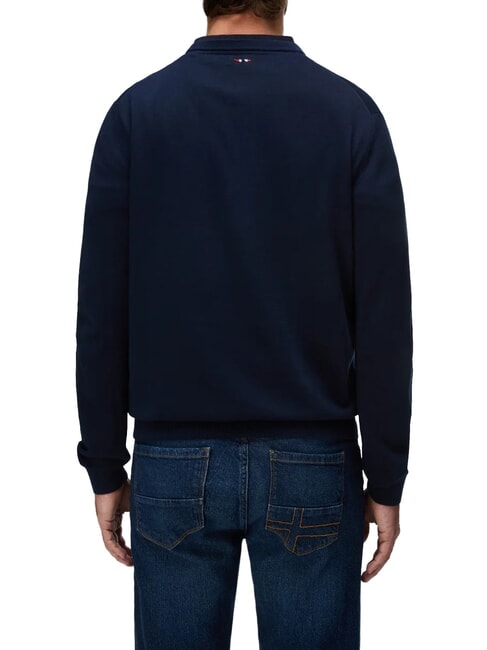 DROZ pull &agrave; col rond blu marine - Pulls pour hommes