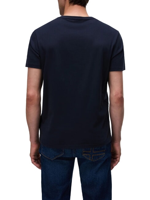SALIS T-shirt en coton blu marine - T-shirt