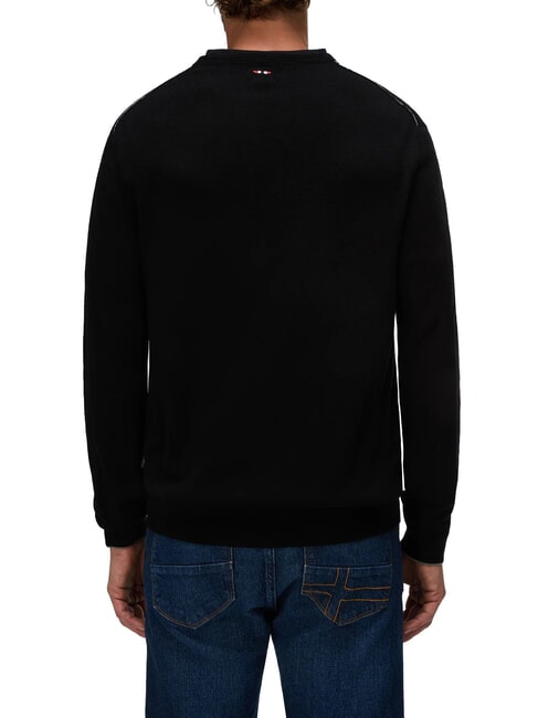 DAMAVAND pull en laine noir 041 - Pulls pour hommes