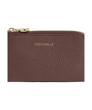 COCCINELLE C-ME SOFTY  &Eacute;tui &agrave; cl&eacute;s/porte-monnaie en cuir baie - Portefeuilles Femme - 3