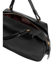 COCCINELLE LIZZIE Sac &agrave; main avec bandouli&egrave;re, en cuir Noir - Sacs pour Femme - 4