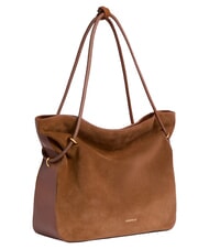 COCCINELLE LIZZIE SUED.BIM sac bandouli&egrave;re en daim Cognac - Sacs pour Femme - 3