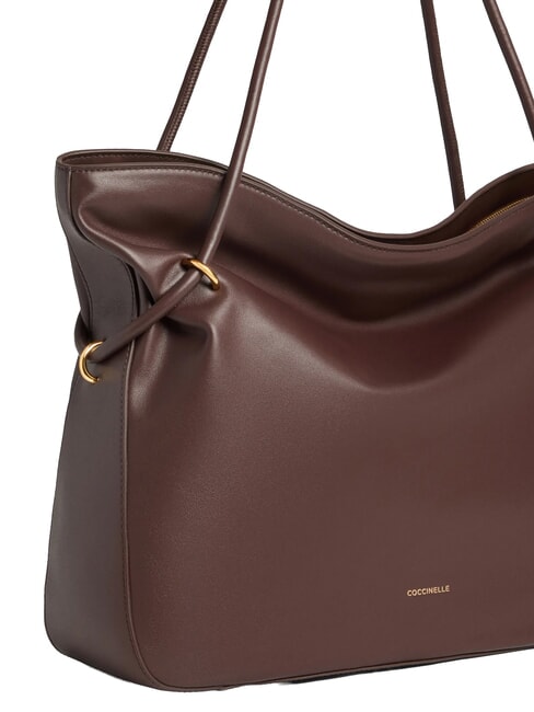 LIZZIE sac cabas bandouli&egrave;re en cuir baie - Sacs pour Femme