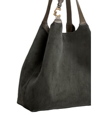 COCCINELLE C-EASY CORDURO sac cabas bandouli&egrave;re en cuir boue - Sacs pour Femme - 3