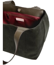 COCCINELLE C-EASY CORDURO sac cabas bandouli&egrave;re en cuir boue - Sacs pour Femme - 4