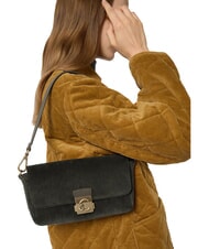 COCCINELLE C-ME LOCK CORD sac bandouli&egrave;re boue - Sacs pour Femme - 2