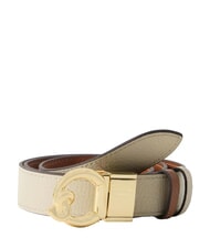 COCCINELLE C-ME BICOLOR  Ceinture en cuir r&eacute;versible - Ceintures