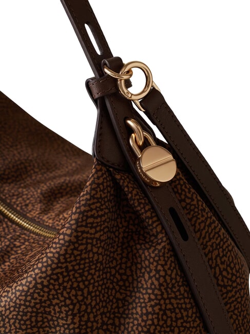 PRIVE L Sac bandouli&egrave;re, avec bandouli&egrave;re ch&acirc;taigne - Sacs pour Femme