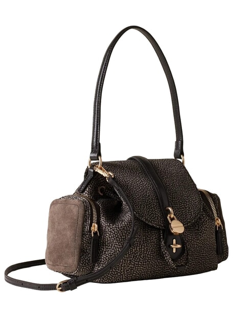 POCHE Sac bandouli&egrave;re, avec bandouli&egrave;re goudron - Sacs pour Femme