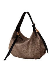 BORBONESE PRIVE Sac bandouli&egrave;re, avec bandouli&egrave;re OP / NATUREL / NOIR - Sacs pour Femme - 2