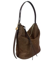 BORBONESE PRIVE Sac bandouli&egrave;re vertical ch&acirc;taigne - Sacs pour Femme - 2