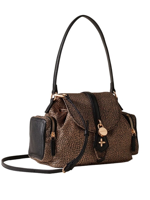POCHE Sac bandouli&egrave;re, avec bandouli&egrave;re OP / NATUREL / NOIR - Sacs pour Femme