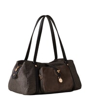 BORBONESE POCHE sac bandouli&egrave;re goudron - Sacs pour Femme - 2