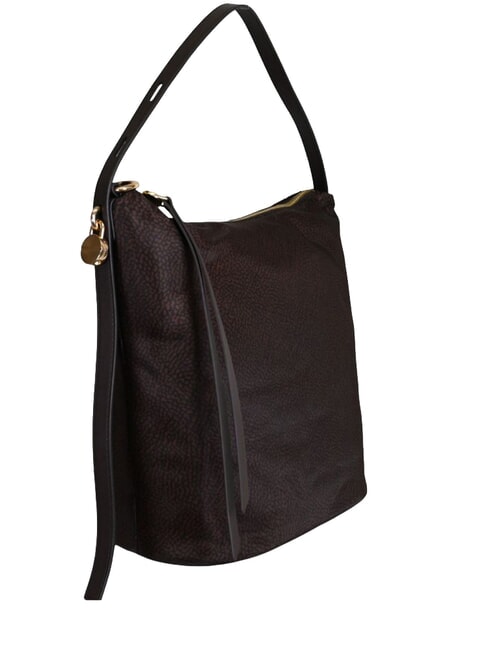 PRIVE Sac bandouli&egrave;re vertical chocolat - Sacs pour Femme