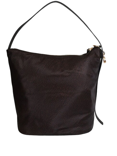 PRIVE Sac bandouli&egrave;re vertical chocolat - Sacs pour Femme