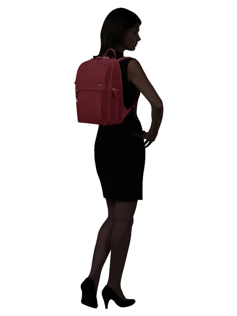 MOVE 5.0 Sac &agrave; dos en nylon pour ordinateur portable 14" Bordeaux - Sacs pour Femme