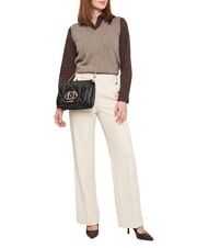 LOVE MOSCHINO SMART DAILY Sac bandouli&egrave;re, cha&icirc;ne Noir - Sacs pour Femme - 2