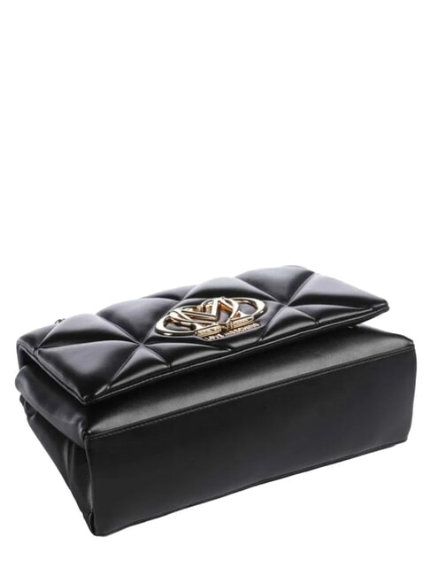 EMBOSSED QUILTED sac bandouli&egrave;re Noir - Sacs pour Femme