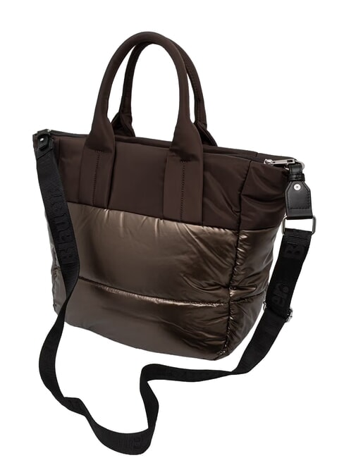 PADDED Sac de courses avec bandouli&egrave;re DarkBrown - Sacs pour Femme