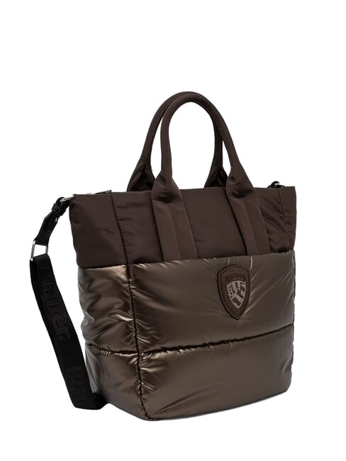 PADDED Sac &agrave; main avec bandouli&egrave;re DarkBrown - Sacs pour Femme