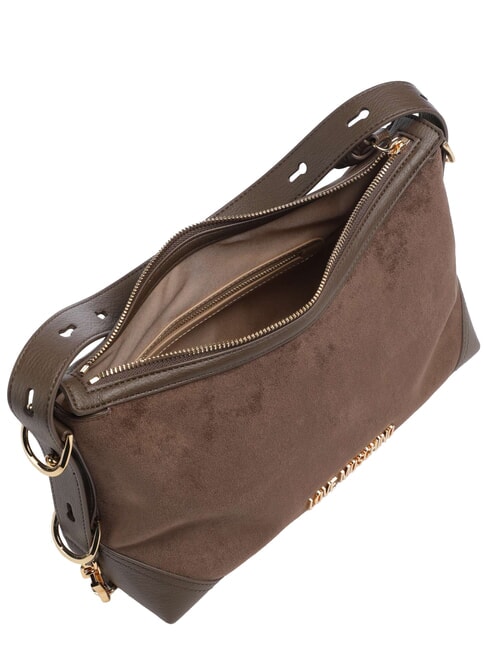 SIGNATURE ZIP Sac bandouli&egrave;re ajustable brun/marron - Sacs pour Femme