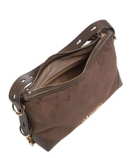 LOVE MOSCHINO SIGNATURE ZIP Sac bandouli&egrave;re ajustable brun/marron - Sacs pour Femme - 5