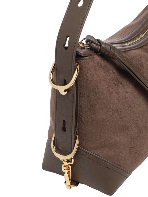 SIGNATURE ZIP Sac bandouli&egrave;re ajustable brun/marron - Sacs pour Femme
