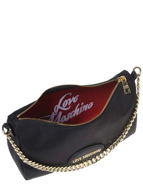 CITY CORE Sac bandouli&egrave;re avec bandouli&egrave;re cha&icirc;ne Noir - Sacs pour Femme