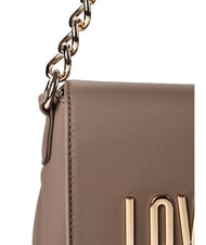 LOVE MOSCHINO BOLD LOVE Sac bandouli&egrave;re ajustable boue - Sacs pour Femme - 4