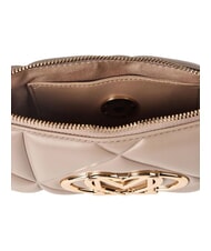 LOVE MOSCHINO EMBOSSED QUILTED sac bandouli&egrave;re sable - Sacs pour Femme - 4