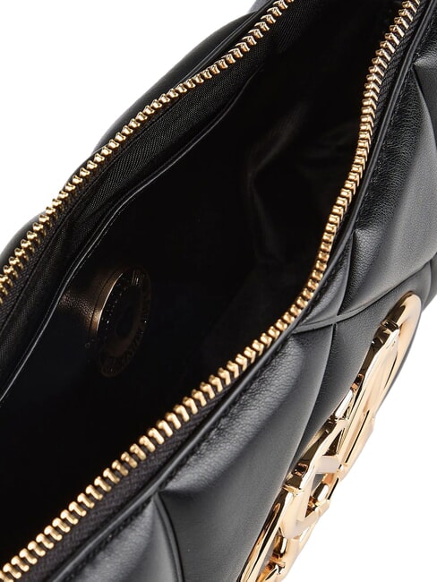 EMBOSSED QUILTED sac bandouli&egrave;re Noir - Sacs pour Femme