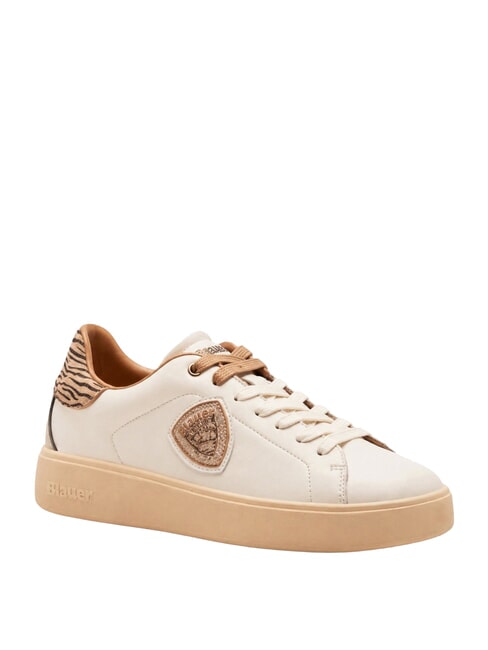 VICTORY Baskets cr&egrave;me/z&egrave;bre - Chaussures Femme