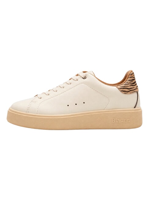 VICTORY Baskets cr&egrave;me/z&egrave;bre - Chaussures Femme