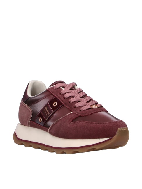 MILLS Baskets Bordeaux - Chaussures Femme