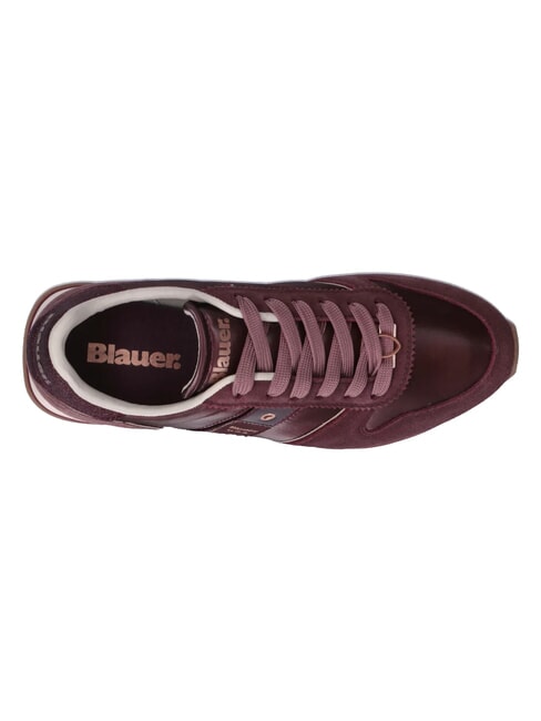 MILLS Baskets Bordeaux - Chaussures Femme