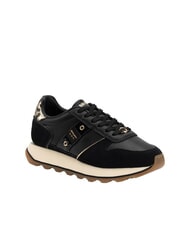 BLAUER MILLS Baskets pour femmes noir/l&eacute;opard - Chaussures Femme - 2