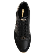 BLAUER MILLS Baskets pour femmes noir/l&eacute;opard - Chaussures Femme - 4