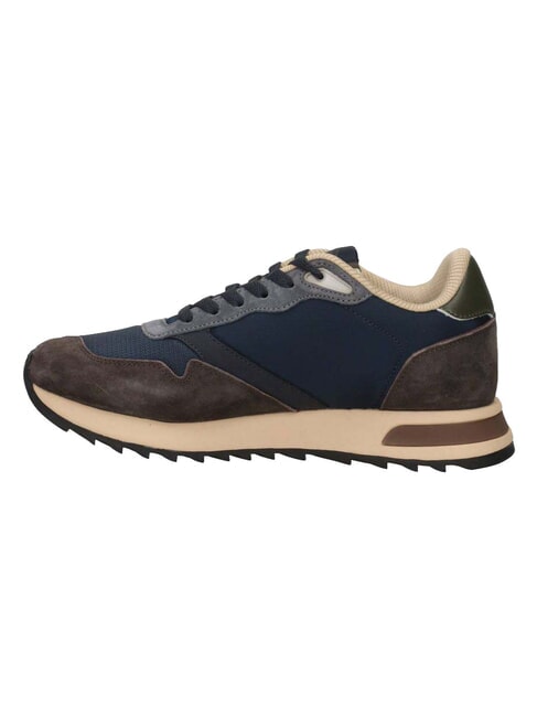 RYDER Baskets marine/marron - Chaussures Homme