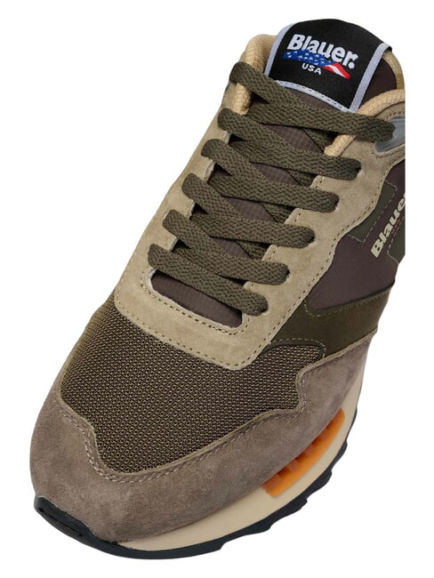RYDER Baskets militaire/taupe - Chaussures Homme