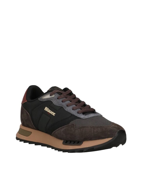 RYDER Baskets noir/brun - Chaussures Homme