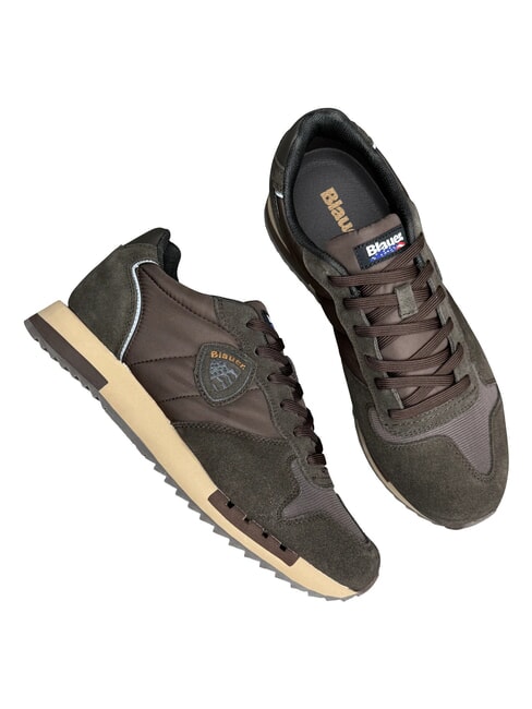 QUEENS Baskets brun - Chaussures Homme