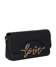 LOVE MOSCHINO ITALICS LOVE sac bandouli&egrave;re Noir - Sacs pour Femme - 2