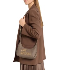LOVE MOSCHINO BOLD LOVE Mini sac bandouli&egrave;re boue - Sacs pour Femme - 2