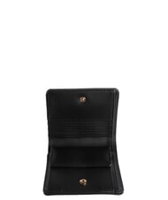 LOVE MOSCHINO BOLD LOVE portefeuille compact &agrave; fermeture &eacute;clair Noir - Portefeuilles Femme - 3