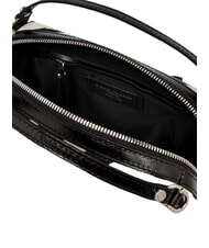 GIANNI CHIARINI ALIFA Sac bandouli&egrave;re en cuir, avec bandouli&egrave;re z&egrave;bre noir et blanc - Sacs pour Femme - 5
